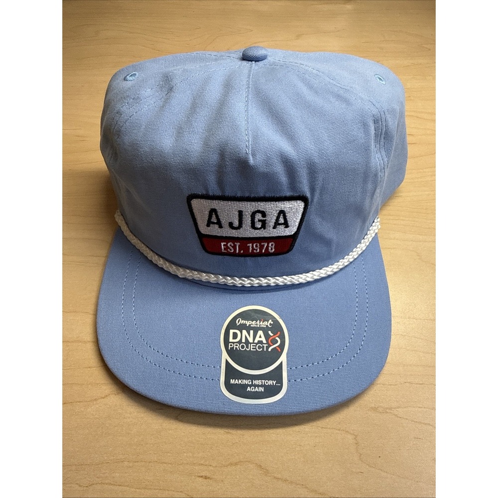 AJGA Rope Hat Imperial Golf Cap American Junior Golf Association OSFA New Blue